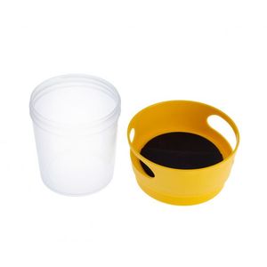 Recipient pentru gustari cu capac BabyJem Apricot imagine