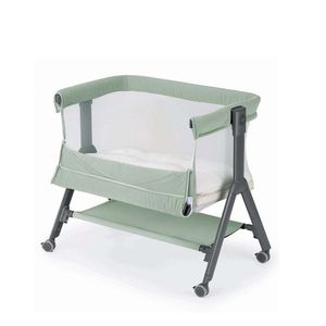 Patut Sempreconte Air Beige, co-sleeper 2 in 1 cu laterala culisanta, setare unghiulara, roti, geanta voiaj, reglabil in 8 pozitii pe inaltime imagine