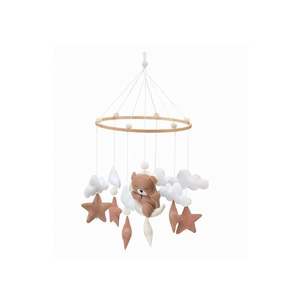 Carusel pentru patut Cullami cadru din lemn circular Teddy imagine