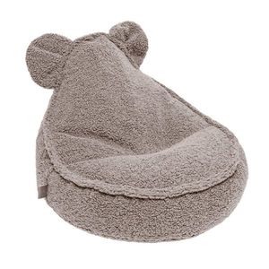Fotoliu puf pentru copii MeowBaby Bearly Gri Deschis 58x50x67cm imagine
