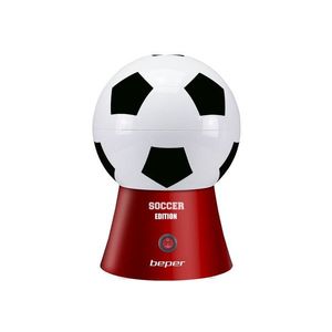 Aparat de facut popcorn cu aer cald, 1200 W, 270 ml, design fotbal, roualb Beper imagine