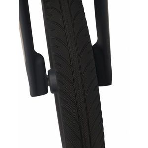 Bicicleta de echilibru pentru copii, fara pedale, pliabila, cu scaunelul si ghidonul reglabile pe inaltime, cu roti din cauciuc de 12 inch, Colibro Ciao Street Gray imagine