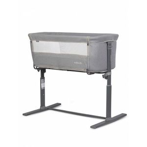 Patut Co-Sleeper 2 in 1 pentru copii Colibro Nap Bassinet, cu saltea inclusa, inaltime reglabila pe 9 nivele si unghi de inclinare de 30 de grade, dimensiuni 90 x 58 cm, Dove imagine