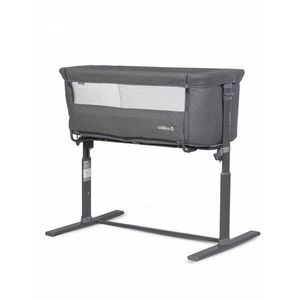 Patut Co-Sleeper 2 in 1 pentru copii Colibro Nap Bassinet, cu saltea inclusa, inaltime reglabila pe 9 nivele si unghi de inclinare de 30 de grade, dimensiuni 90 x 58 cm, Onyx imagine