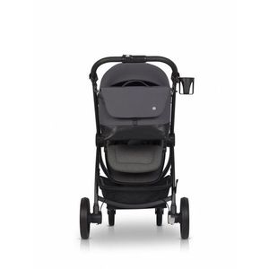Geanta multifunctionala pentru mamici, Euro Cart, compatibila carucioarelor Corso si Crox, cu un compartiment si buzunare, impermeabila si complet rigida, dimensiune 44 x 27 x 14 cm, Iron imagine