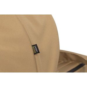 Cosulet port bebe tip landou Euro Cart Doblo CarryMe, cu intaritura, manere pentru transport, cu husa de picioruse si capotina, dimensiune 72 x 30 x 21 cm, Camel imagine