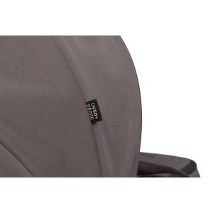 Cosulet port bebe tip landou Euro Cart Doblo CarryMe, cu intaritura, cu manere pentru transport, husa de picioruse si capotina, dimensiune 72 x 30 x 21 cm, Taupe imagine