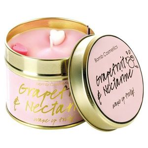 Lumanare parfumata 180g Grapefruit Nectarine Cutie metalica Bomb Cosmetics imagine