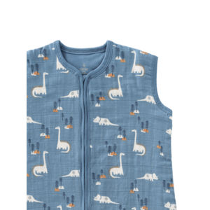 Sac de dormit din muselina 0-6 luni model Dino imagine