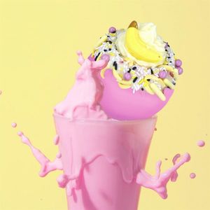Bomba de baie efervescenta Banana Delight Raw Blaster 150g Bomb Cosmetics imagine