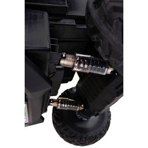 Masinuta electrica pentru copii UTV, cu 2 motoare de 200W, baterie 24V7Ah, telecomanda de 2.4 GHz, cu 3 viteze, suspensii, roti EVA, scaun dublu din piele ecologica, deschidere usi, Lumini LED, panou audio USB imagine