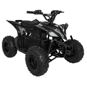 ATV electric pentru copii Desert Storm Black, Motor 800W, baterie 48V20Ah, panoul de bord iluminat cu afisaj viteza, kilometraj si incarcare, pornire la cheie, cu marsarier, cutie de viteze automata, pana la 40 kmh imagine