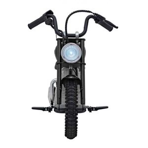 Motocicleta electrica pentru copii Speed Power Black, pornire la cheie, motor 250W, baterie 24V7Ah, roti pneumatice, scaun ergonomic din piele, lumina frontala LED, claxon, muzica preinstalata, pana la 80 kg imagine