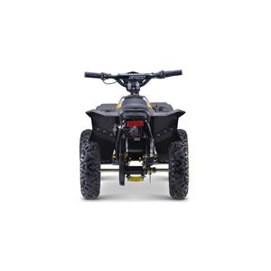 Atv electric pentru copii Hiperfect, Yellow, cu motor 1000W, baterie de 48V12Ah, viteza 35 kmh, cadrul din metal armat, echipat cu roti pneumatice, suspensii, faruri LED frontale, claxon integrat, pornire cu cheie imagine