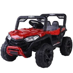 Masinuta electrica pentru copii Novokids Buggy Mini UTV cu faruri luminoase, telecomanda, 3-6 ani , max 30 kg, 3 viteze, model Offroad Rosu Camuflaj imagine