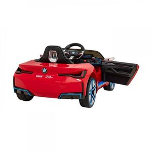 Masinuta electrica pentru copii Novokids BMW I4 cu telecomanda, roti din cauciuc EVA, max 30 kg , usi cu deschidere , 3 viteze, Rosu imagine
