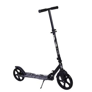 Trotineta copii si adolescenti Novokids Funky Camo PRO Negru Camuflaj, maxim 100 kg, functie Super Brake, diametru roata fata 230 mm imagine