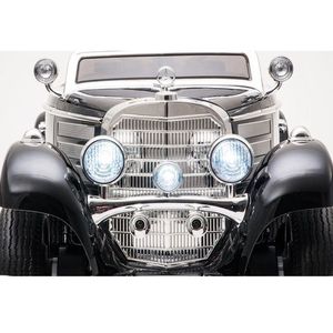 Masinuta electrica pentru copii Retro Mercedes-Benz 540K, cu 4 motoare 45W, baterie de 12V10Ah, caroserie coupe, lumini LED, portbagaj cu deschidere, pornire lenta, player muzical cu slot card de memorie, porturi USB si MP3 imagine