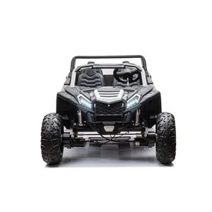 Masinuta electrica pentru copii Buggy A033 4x4 White, cu 4 motoare 150W fiecare, baterie 2x24V10Ah, roti din EVA, cu faruri si stopuri functionale, sistem audio integrat cu USB, MP3 AUX si radio FM, pana la 11 kmh imagine