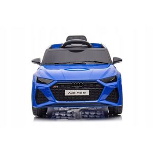 Masinuta electrica pentru copii Audi RS6 BRD-2118 Blue, cu telecomanda 2.4G, 2 motoare 45W fiecare, baterie 12V si 4.5Ah, sistem audio integrat MP3, USB si Bluetooth, faruri si stopuri luminoase, 102 x 43 x 60 cm imagine