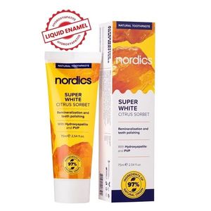 Pasta de dinti pentru albire cu citrice 75ml Nordics imagine