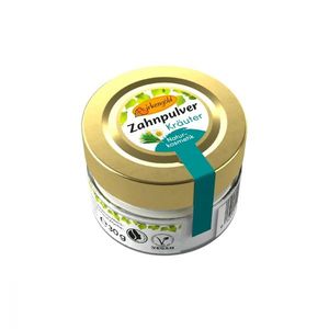Pasta de dinti pudra cu musetel fara fluor 30g Birkengold imagine