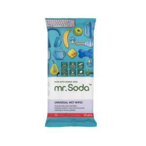 Servetele umede universale cu bicarbonat de sodiu 25 bucati Mr.Soda imagine
