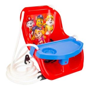 Leagan din plastic 2in1 pentru copii Mochtoys Patrula Catelusilor cu masuta detasabila, Centura de siguranta, Franghii reglabile imagine