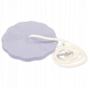 Leagan pentru copii disc Mochtoys Round Swing Lilac diametru 30, 5 cm, Rezistent la intemperii, Potrivit pentru interiorexterior, Franghie reglabila imagine