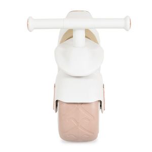 Bicicleta fara pedale Ride On Byox Mini Cruze White cu muzica, Roti EVA late si stabile cu rulment, Sezut ergonomic din piele, Design compact, Manere ergonomice, Recomandata de la 18 luni, Greutate admisa 30 kg imagine