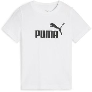 Tricou copii Puma Ess No. 1 Logo Tee Ps 68493002, 116, Alb imagine