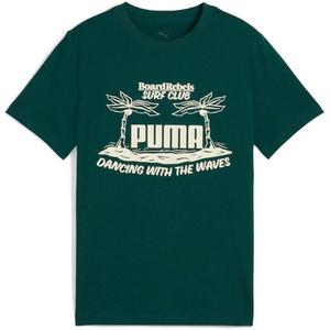 Tricou copii Puma Mid90s Graphic Tee Iii B 68515260, 128, Verde imagine