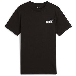 Tricou copii Puma Ess 2 Color Small No. 1 Logo Tee B 68577901, 128, Negru imagine