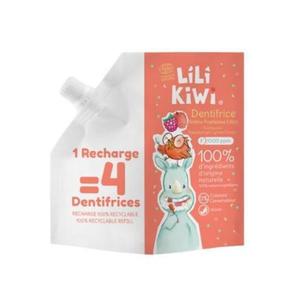 Refill - Pasta de Dinti Naturala, cu Aroma de Zmeura si Litchi, 120 ml imagine