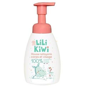 Spuma de curatare naturala, organica pentru fata si corp, pentru copii cu aroma de capsuni Lilikiwi, 250 ml imagine
