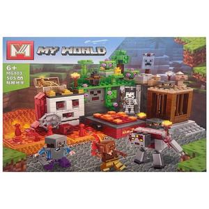 Set de constructie Mg Minecraft My World, Lava House, 505 piese tip lego imagine