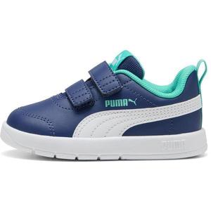 Pantofi sport copii Puma Courtflex V3 V Inf 31025210, 22, Albastru imagine
