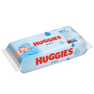 Servetele Umede - Huggies Pure Baby Wipes, 56 buc imagine