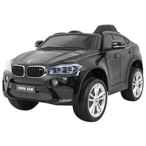 Masinuta electrica pentru copii BMW X6M 90W 12V 7Ah cu echipare STANDARD, culoare Negra imagine