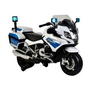 Motocicleta electrica pentru copii politisti BMW R1200RT CU ROTI MOI Police imagine
