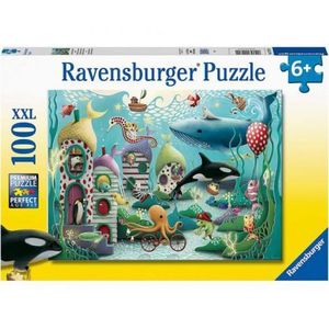 PUZZLE ANIMALE SUBACVATICE, 100 PIESE imagine