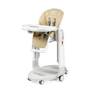 Scaun de masa 3 in 1 Peg Perego Tatamia Follow Me, 0-15 Kg, Paloma, Bej imagine
