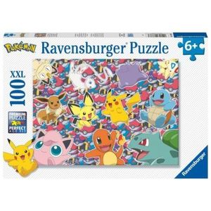 Ravensburger - Puzzle Pokemon gata de lupta 100 piese XXL imagine