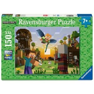 Ravensburger - Puzzle constructia Minecraft 150 piese XXL imagine
