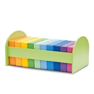 Set 10 perne 30x30x10 cm cu Suport din lemn inclus, gradinita, cresa imagine