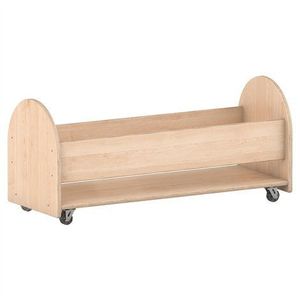 Suport mobil din lemn pentru 10 perne MO855336, 108x40x47 cm imagine