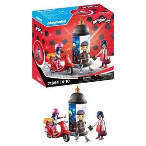Playmobil - Miraculous Plimbare cu scuterul prin Paris imagine