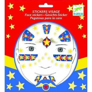 Stickere pentru fata Djeco, super erou imagine