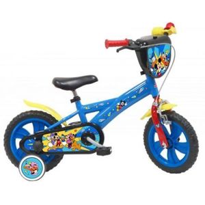 Bicicleta copii 3-5 ani, 12 inch, Mickey Mouse Albastra, Denver 21142MK12 imagine