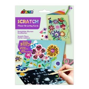 Set de razuit si realizat Felicitari - Flori imagine
